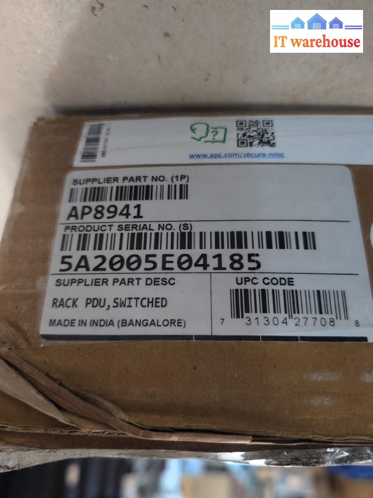 NEW APC AP8941 Switched Rack PDU Input: 30A - 200/208VAC (LOCAL PICKUP ONLY)  -