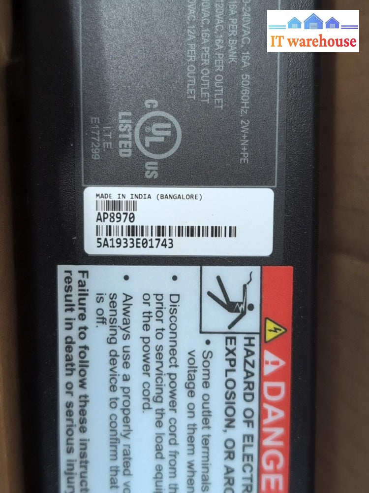 NEW APC AP8970 Switched Rack PDUInput: 30A - 120 (LOCAL PICKUP ONLY)  -