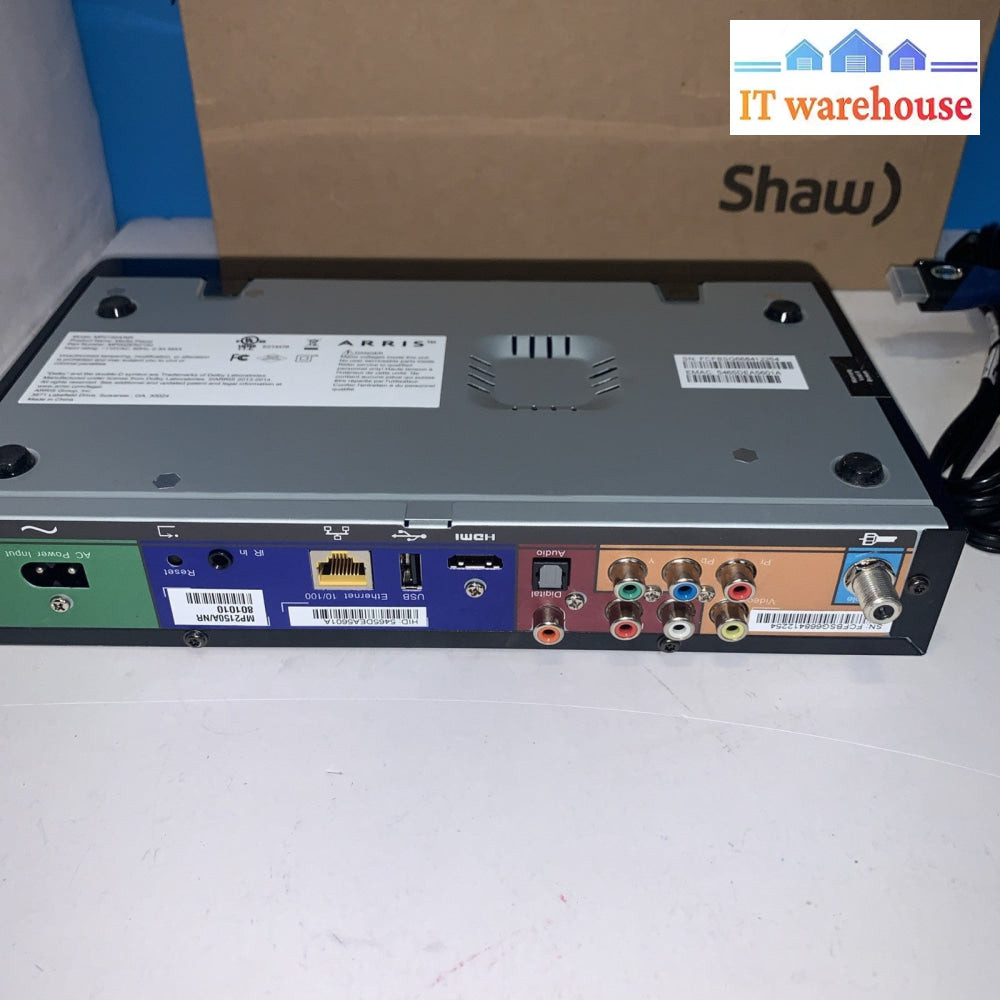 New ~ ARRIS MP2150A/NR (Shaw) Digital Cable Box + power cord + Remote