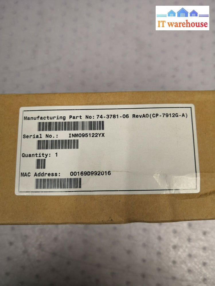 + New Cisco Ip Phone 7912 Cp-7912G-A Voip Desk Telephone