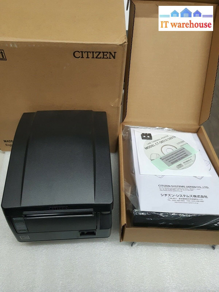 - NEW Citizen CT-S651 USB Thermal POS PRINTER , Ct-S600 TYPE CT-S651IIS3UBUBKP