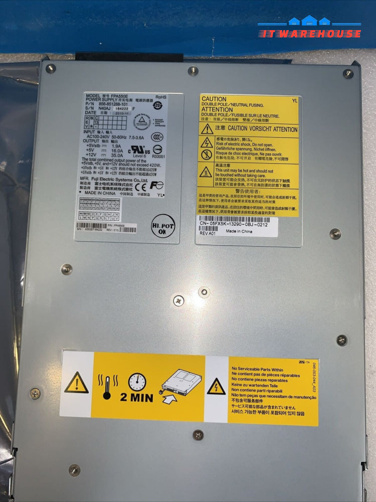 New- Dell EMC 5FX5K 05FX5K Power Supply FPA550E 856-851288-101