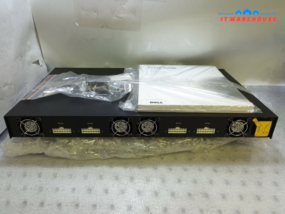 NEW Dell Power Connect RPS-600 Redundant Power Supply Unit 0F2538 w/ mount ears