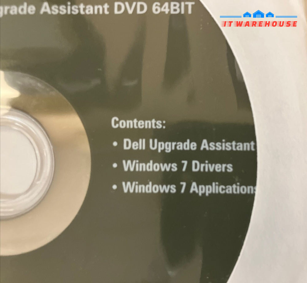 ~ New Dell Windows 7 Upgrade Assistant DVD 64-Bit Include Drivers & Applications