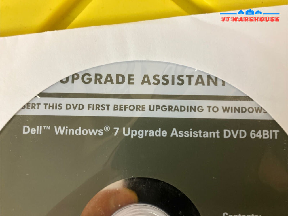 ~ New Dell Windows 7 Upgrade Assistant DVD 64-Bit Include Drivers & Applications
