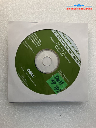~ New Dell Windows Xp Pro Sp2 Operating System Reinstallation Cd Rx073 (No Key)