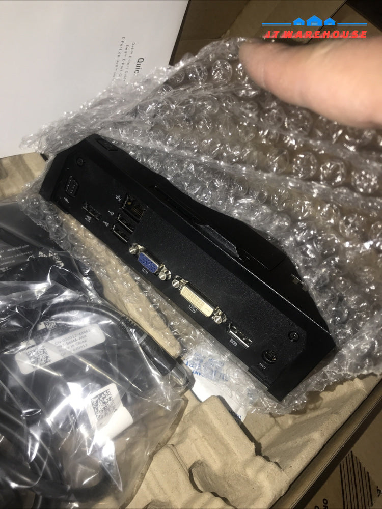 New ~ E-Port PR03X Dell Latitude E series Docking Station Replicator w/ 130W psu