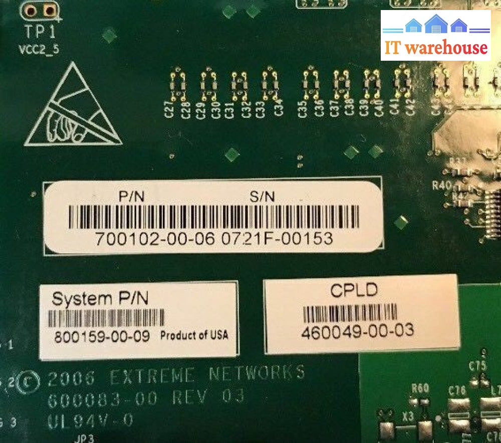 - NEW Extreme Networks Black Diamond 8800  48-port  Module 41515 700102-00-06 @@