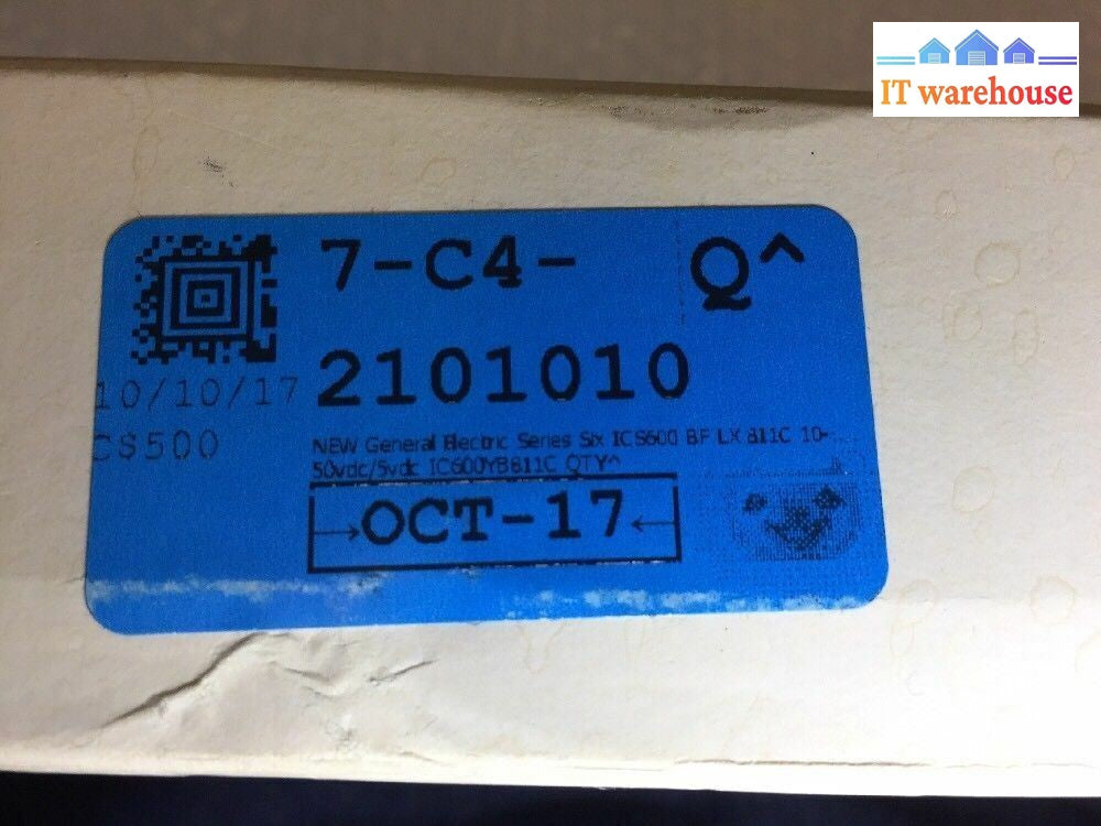 - NEW GENERAL ELECTRIC SERIES SIX CONTROLLER MODULE IC600YB811C IC600FP811C   