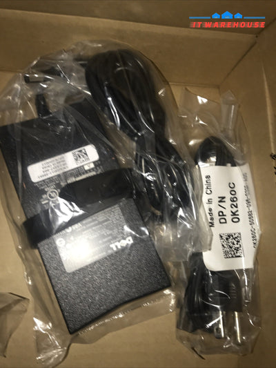 New ~Genuine Dell Laptop Charger 130W JU012 19.5v AC Power Adapter & Power Cord