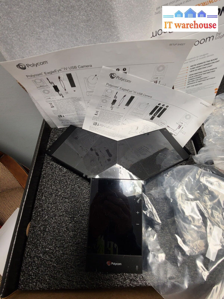 - New Go To Room Meeting System (Eagle Eye Iv Camera Mptz-B Trio 8500 Phone + Pc)