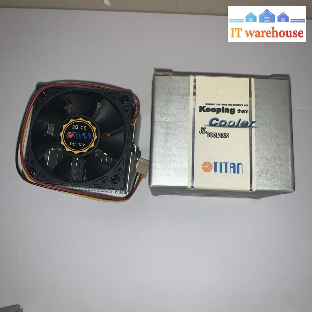 New ~ (High Quality) Titan 370 Intel 462 AMD CPU Heatsink Cooling Fan 12V 3-Pin