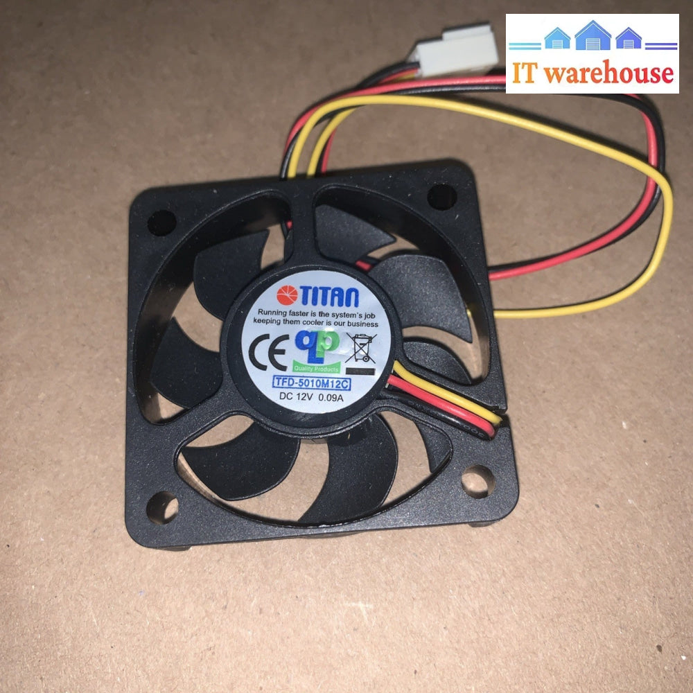 New ~ (High Quality) Titan 50X50X10 mm Ball Bearing Cooling Fan 12V 3-Pin