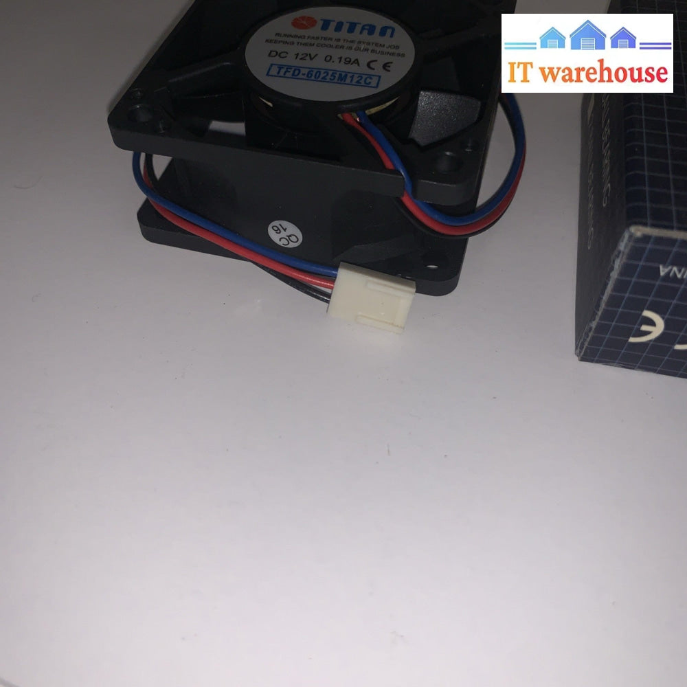 New ~ (High Quality) Titan 60X60X25 MM Cooling Fan 12V 3-Pin