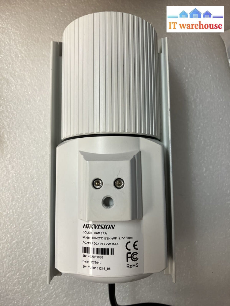 New Hikvision Ds-2Cc172N-Wp 2.7-13Mm Ir Bullet Camera Indoor / Outdoor Ip66 ~