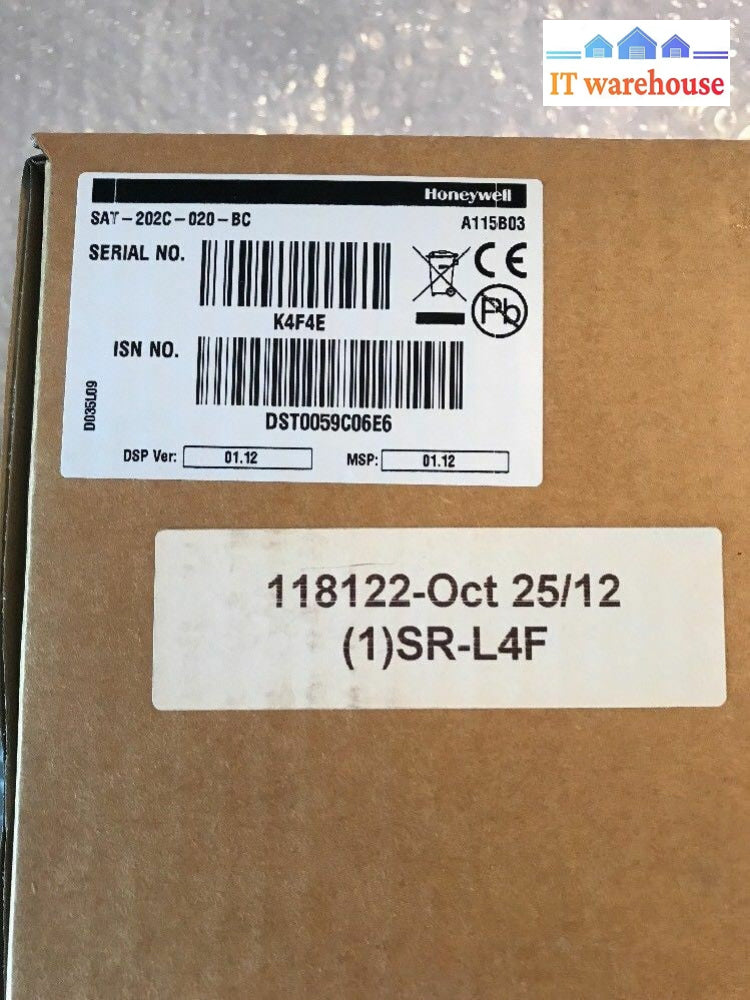 NEW Honeywell SAT-202 SAT-202C Global Tracking Satellite Terminal - White -