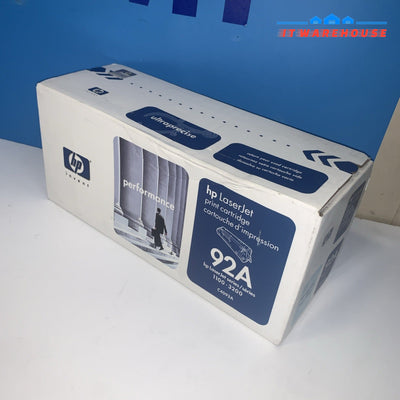 NEW HP 92A C4092A OEM Genuine Black Laserjet Toner Print Cartridge Sealed