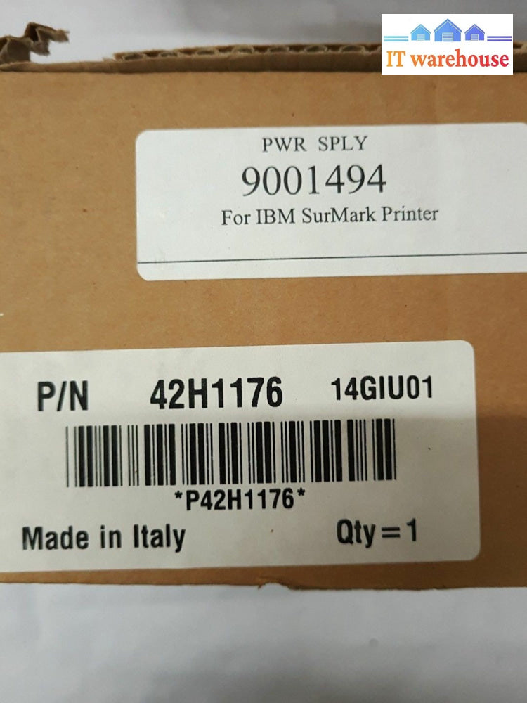 NEW IBM 42H1176 40N6913 3-Pin POWER SUPPLY for 4610  PRINTER 24v 3.125A