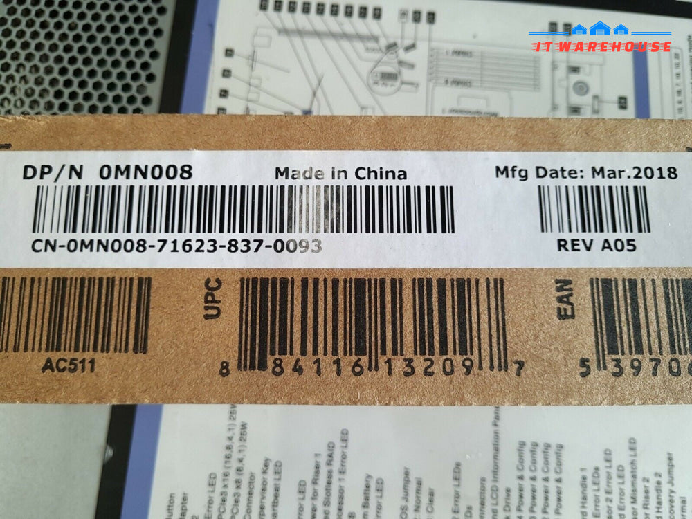 - (NEW IN BOX) 1x DELL 0MN008 MN008 Stereo 2.5Watt USB Soundbar Speaker