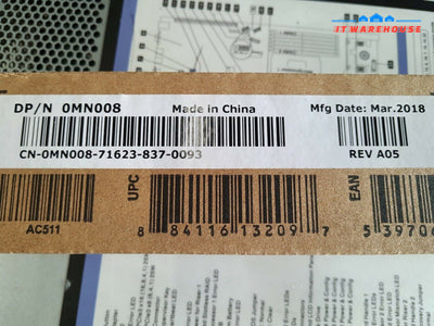 - (NEW IN BOX) 1x DELL 0MN008 MN008 Stereo 2.5Watt USB Soundbar Speaker