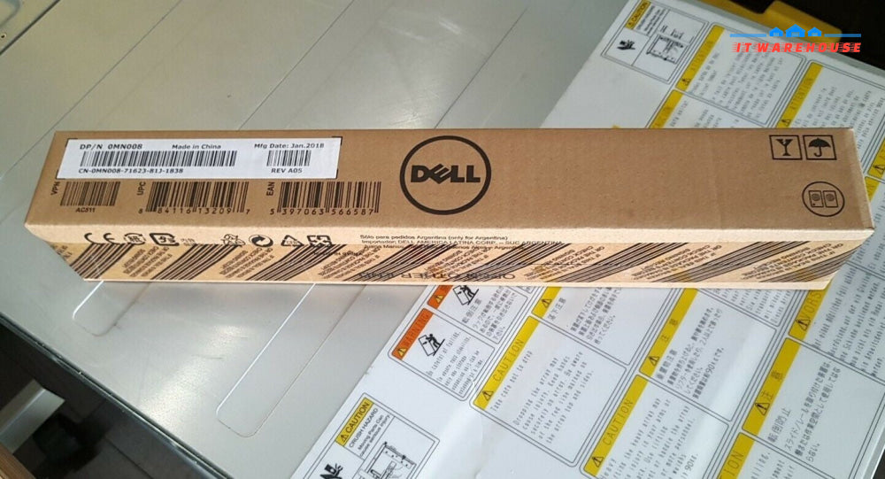 - (NEW IN BOX) 1x DELL 0MN008 MN008 Stereo 2.5Watt USB Soundbar Speaker