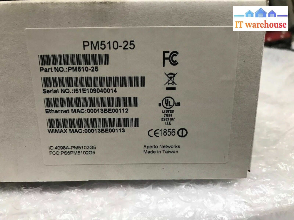 NEW IN BOX APERTO ROUTER  PM510-25   .