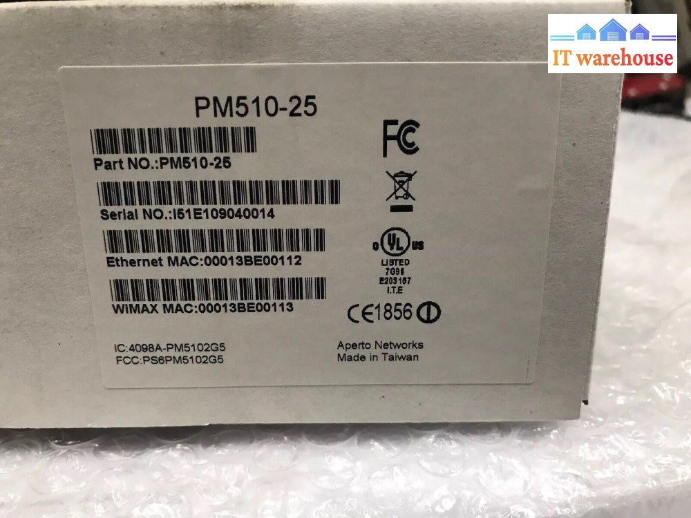 - NEW IN BOX APERTO ROUTER  PM510-25 