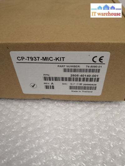 - New In Box Cisco Cp-7937G Conference Station Microphone Kit Cp-7937-Mic-Kit @@