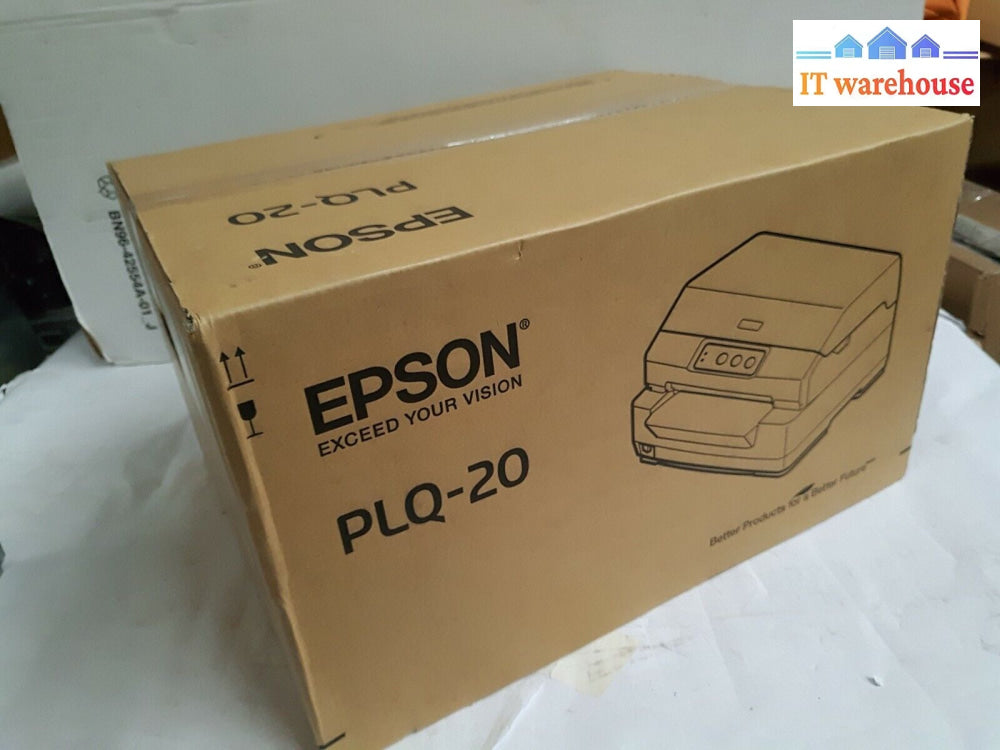 - New In Box Epson Plq-20 C11C560111 Impact Dot Matrix Passbook Printer (120V)