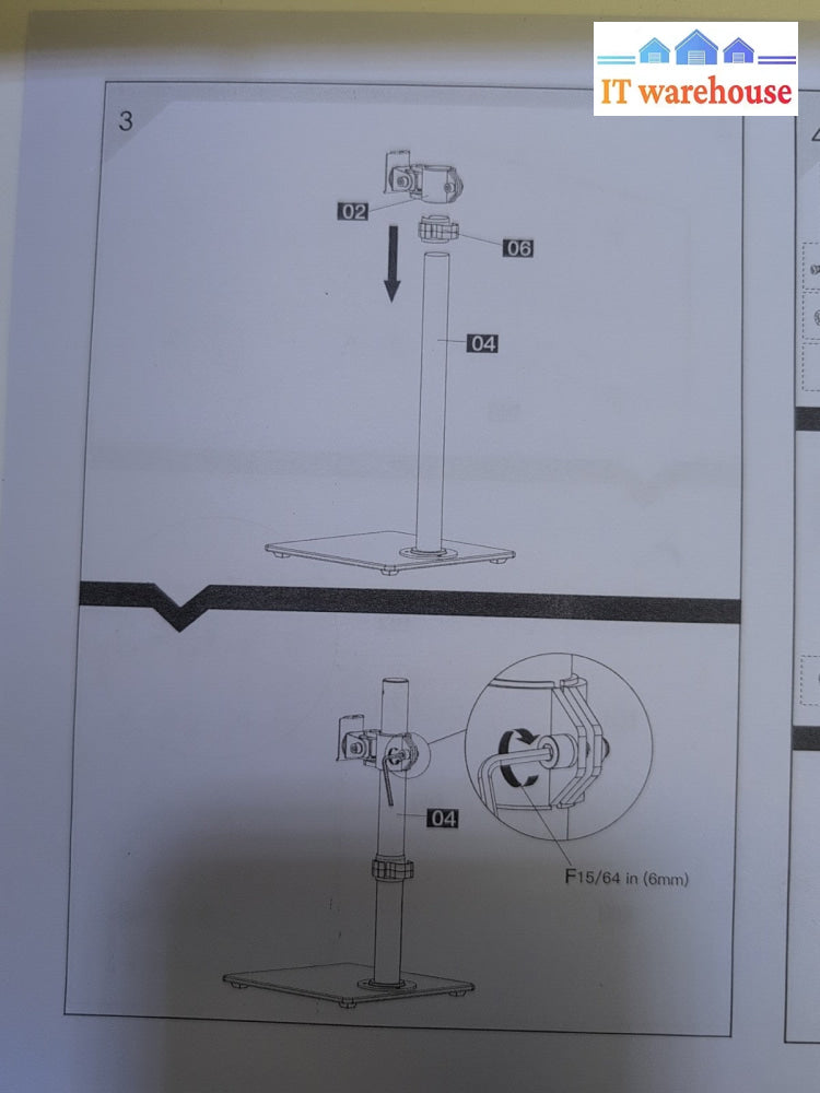 NEW IN BOX High Quality Universal Steel 22-27" Monitor Arm TableMount Stand -