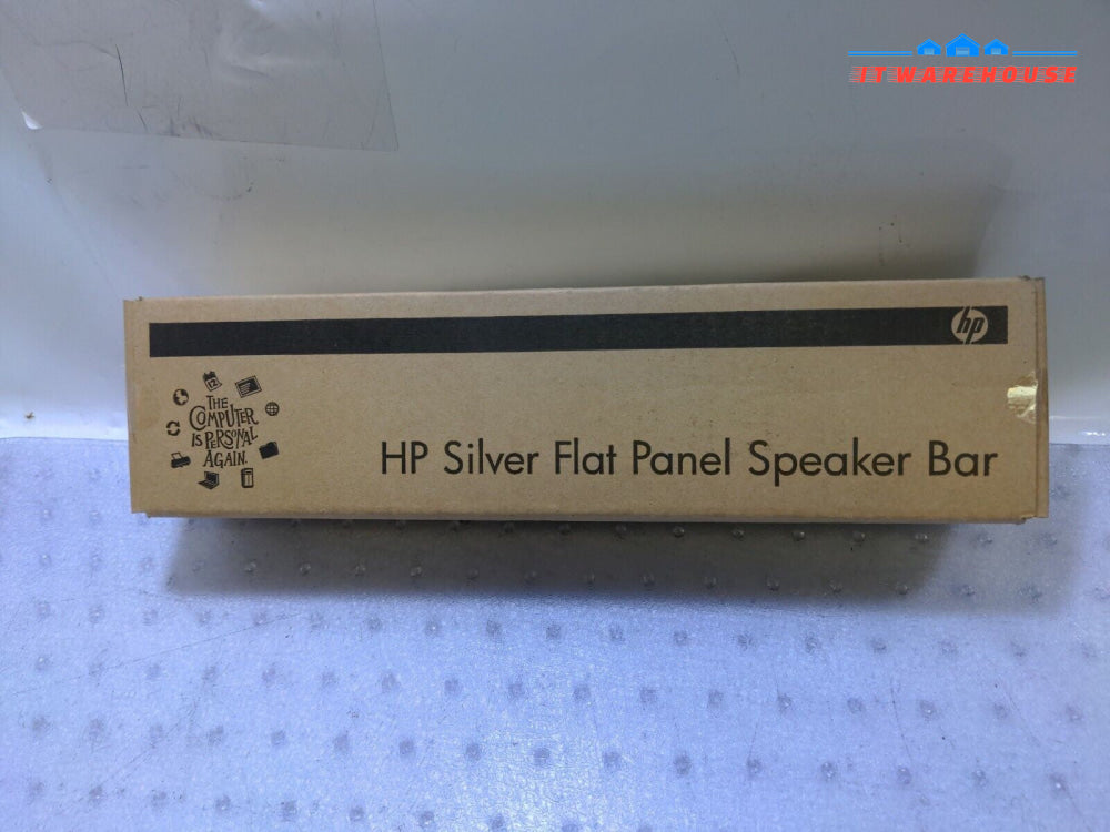 - NEW IN BOX HP Silver Flat Panel Speaker Bar EE418AA EE418-61001 418958-001