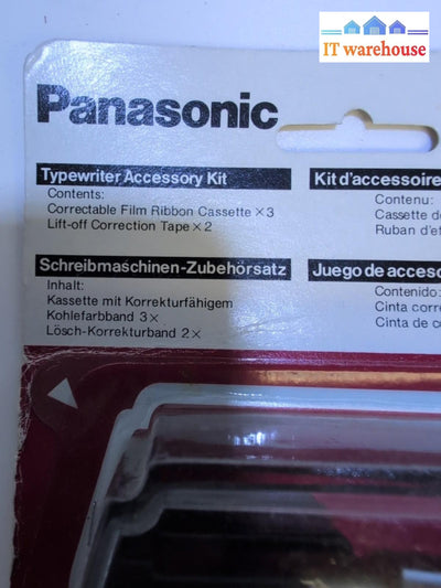 New in Box Panasonic KX-R51 Typewriter Kit- Film Ribbon/Lift-Off Tape For KX-R -