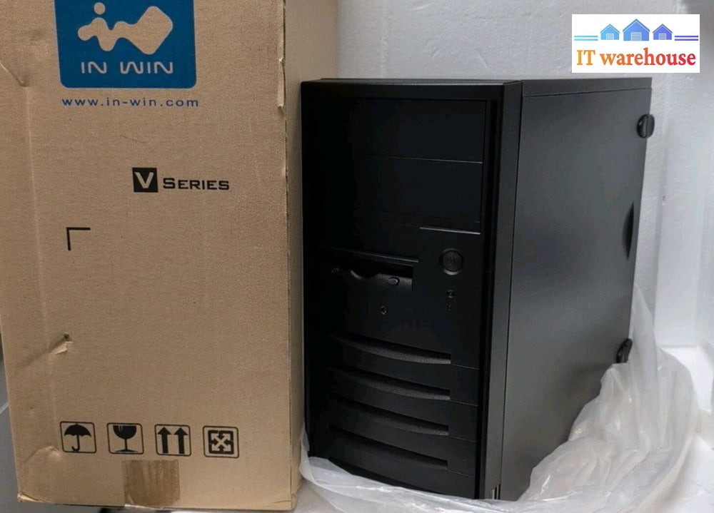 NEW IN BOX IN-WIN Various Vintage PC cases "Midi -ATX" Tower With 350W PSU -