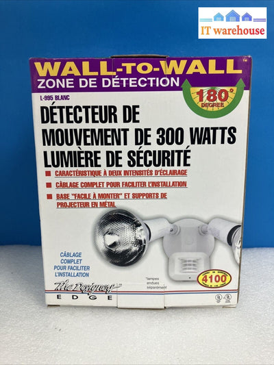 ~ New Infrared Motion Activated Security Light 300W Wall-to-Wall Detection L-995