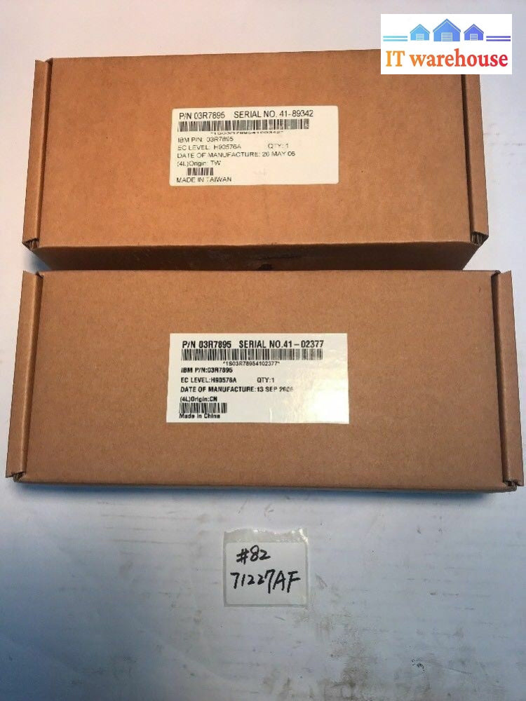- NEW LOT OF 2 Magnetic Stripe Reader (MSR) 03R7895  for IBM 4840 Model  