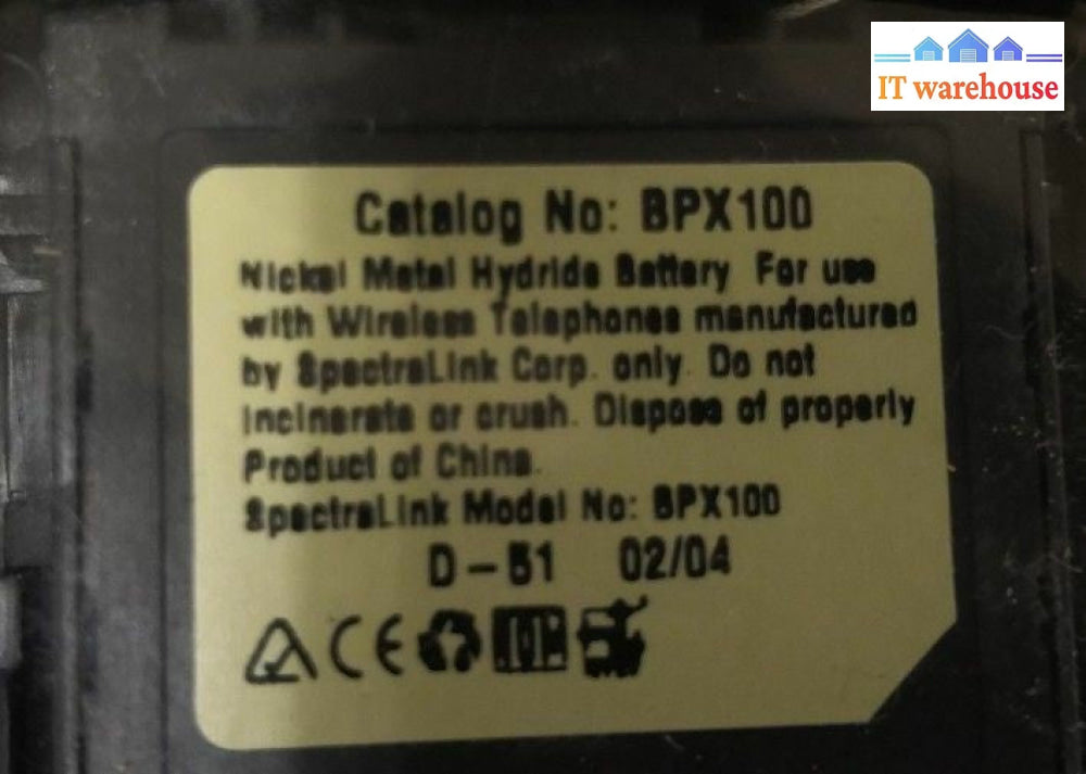 - NEW  LOT OF 2 SPECTRALINK RNP2400  PTX120 PHONES WITH 3 BPX100 BATTERY @@@ 