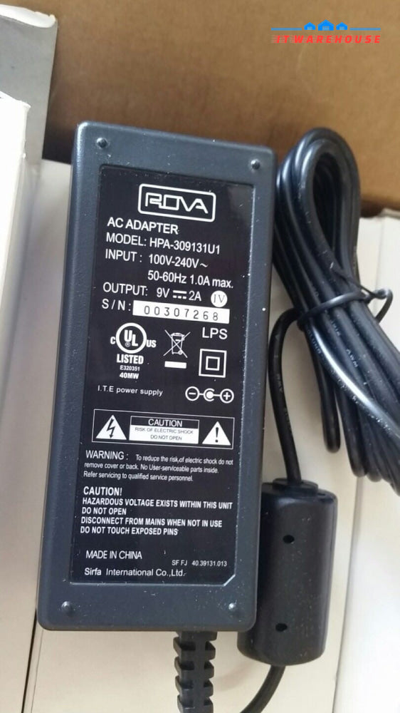 - NEW Lot of 6  ROVA HPA-309131U1 9V 2A AC Adapter  I.T.E Power Supply @@@