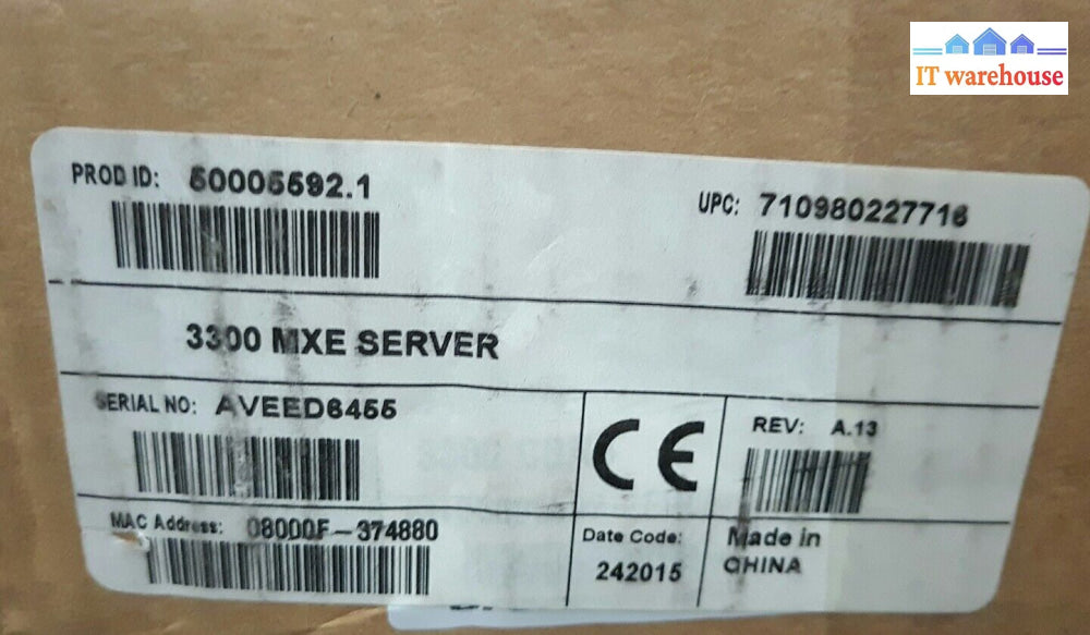 - New Mitel 3300 Mxe Server 50005592