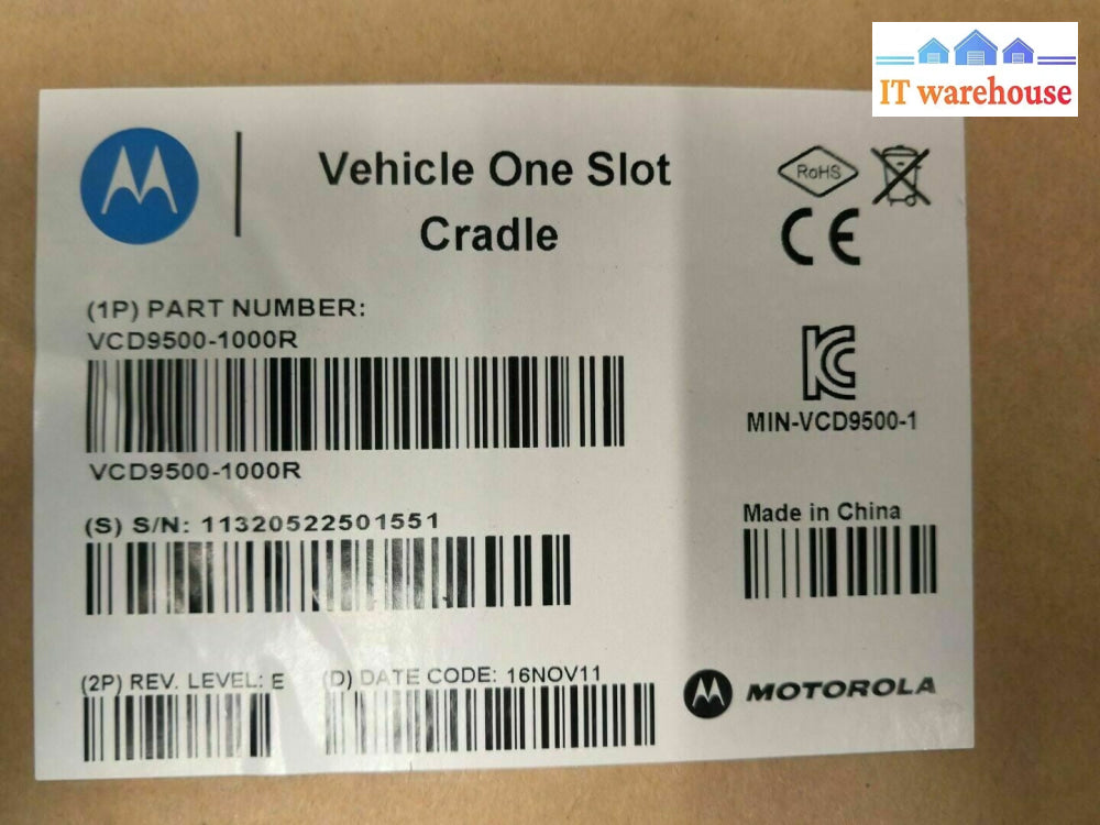 +  NEW MOTOROLA VCD9500-1000R Vehicle Cradle Kit GENUINE @@@
