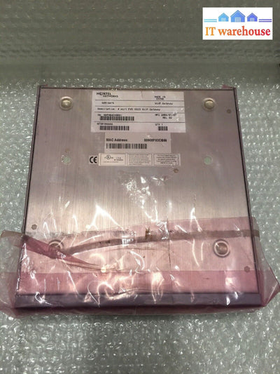 - NEW NORTEL 4 PORT FXS H323 VOIP GATEWAY NT9B10AAAA  A0514478