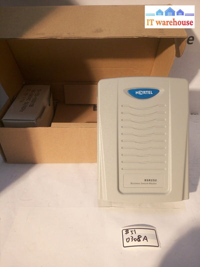 * New  NORTEL BUSINESS SECURE ROUTER BSR252 4 PORT WITH AC ADAPTER