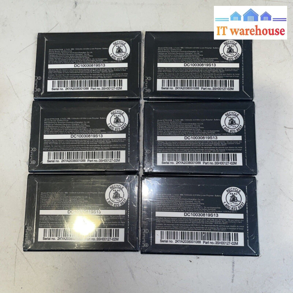 New ~ OEM Battery BTR6200B 3.7V For HTC Innova Droid Eris 6200 35h00127-02M