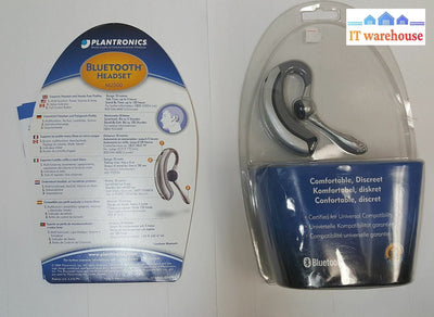 New Plantronics M2500 Bluetooth Headset w/ AC adapter @@@