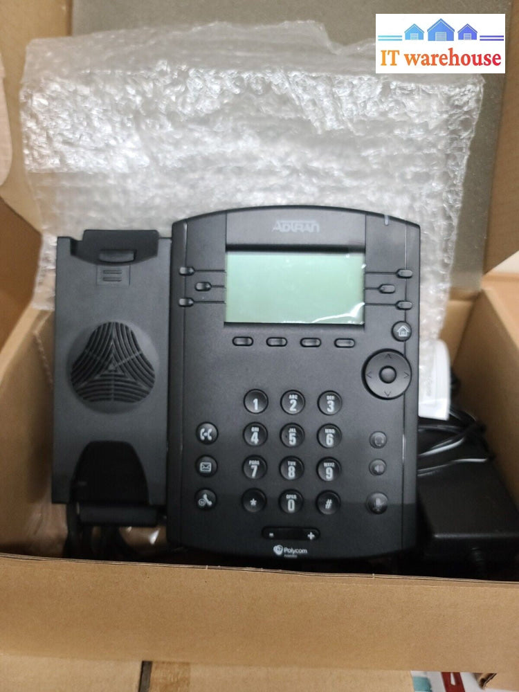 - NEW Polycom VVX 300 VoIP 6 Line Office Business Media Phone Black Telephone