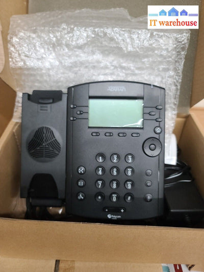 - NEW Polycom VVX 300 VoIP 6 Line Office Business Media Phone Black Telephone