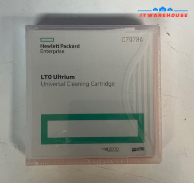 (New & Sealed) Hpe Lto Ultrium Universal Cleaning Cartridge C7978A ~