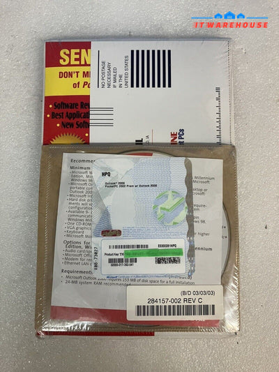 ~ (New & Sealed) HPQ Outlook 2000 PocketPC 2002 Prem With Product Code