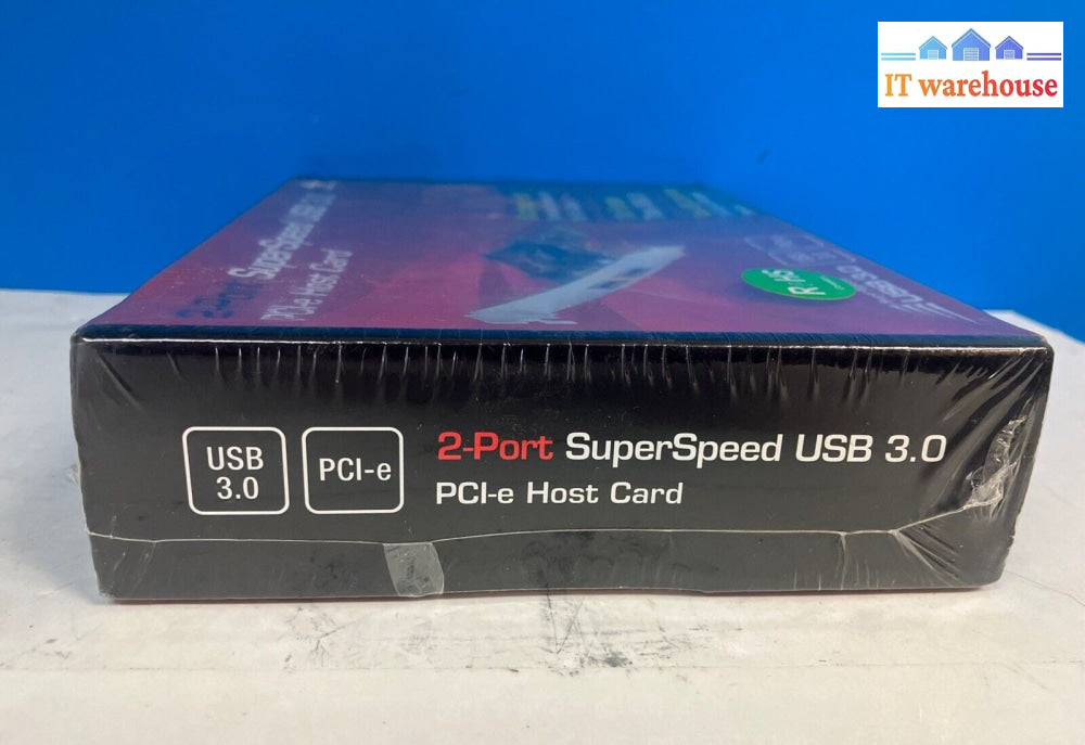(New & Sealed) Vantec 2-Port SuperSpeed USB 3.0 PCI-e Host Card UGT-PC302 ~