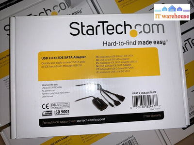 NEW StarTech USB 2.0 To IDE & SATA Cable Adapter