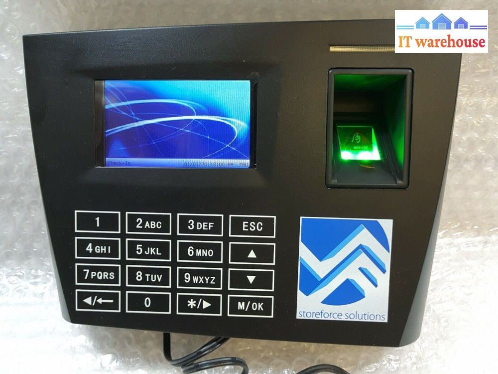 - NEW STOREFORCE SOLUTIONS H0201 Fingerprint USB MULTIMEDIA Time attendance 